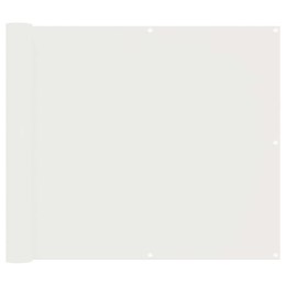 VidaXL Ekran balkonowy Aluminium Oxford powlekany PU