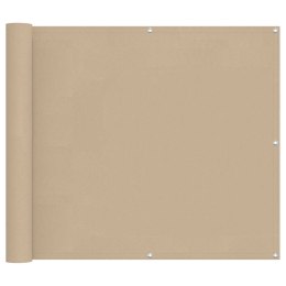 VidaXL Ekran balkonowy Aluminium Oxford powlekany PU