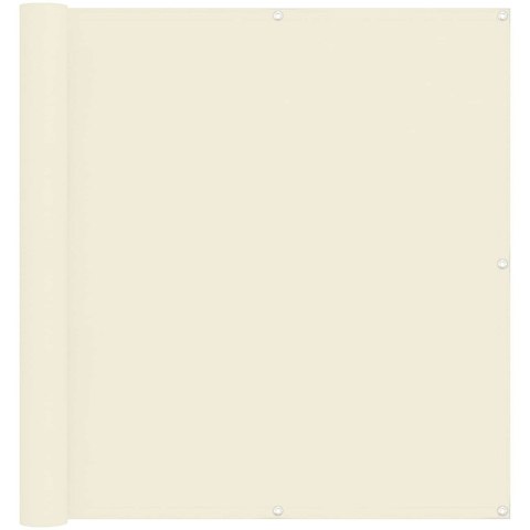 VidaXL Ekran balkonowy Aluminium Oxford powlekany PU