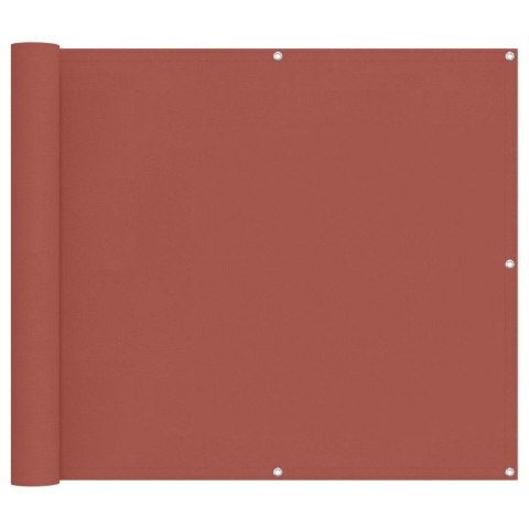 VidaXL Ekran balkonowy Aluminium Oxford powlekany PU