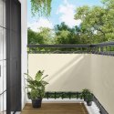 VidaXL Ekran balkonowy Kremowy 100 x 300 cm Materiał Oxford