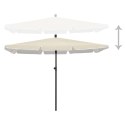 VidaXL Parasol ogrodowy na słupku, 210x140 cm, piaskowy
