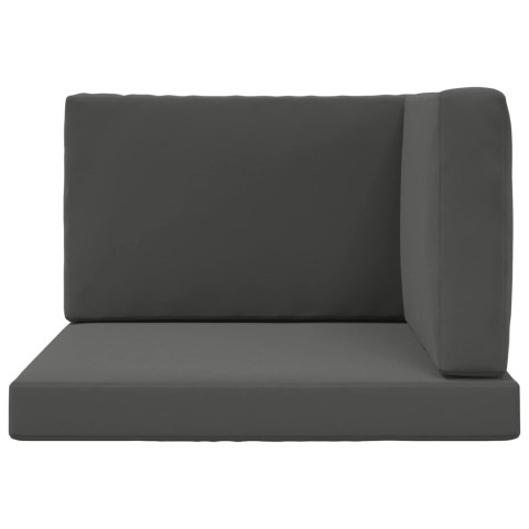 VidaXL Poduszka do sofy na zewnątrz 3 pcs Antracyt Poliester