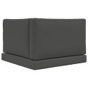 VidaXL Poduszka do sofy na zewnątrz 3 pcs Antracyt Poliester