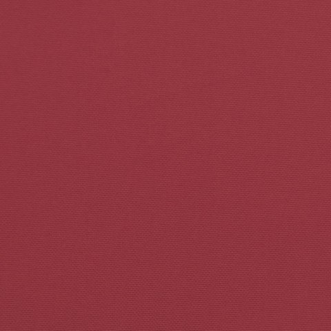 VidaXL Poduszka na ławkę ogrodową, winna czerwień, 180x(50+50)x7 cm