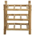 VidaXL Regał na wino Naturalny 32,5 x 29,5 x 36 cm Bambus