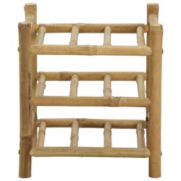 VidaXL Regał na wino Naturalny 32,5 x 29,5 x 36 cm Bambus