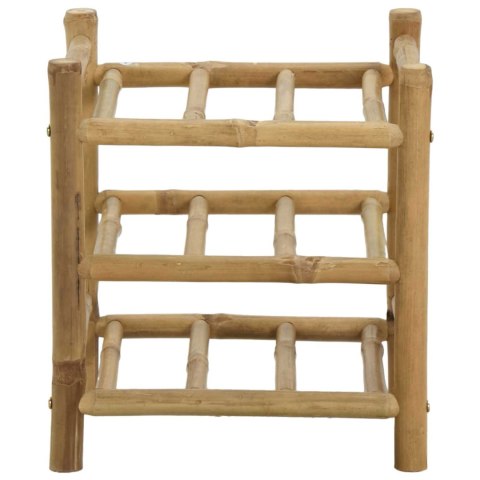 VidaXL Regał na wino Naturalny 32,5 x 29,5 x 36 cm Bambus