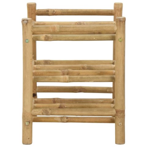 VidaXL Regał na wino Naturalny 32,5 x 29,5 x 36 cm Bambus
