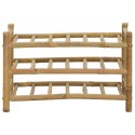 VidaXL Regał na wino Naturalny 57 x 29,5 x 36 cm Bambus