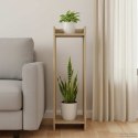 VidaXL Stojak na rośliny z półką Dąb Sonoma 30 x 30 x 100 cm