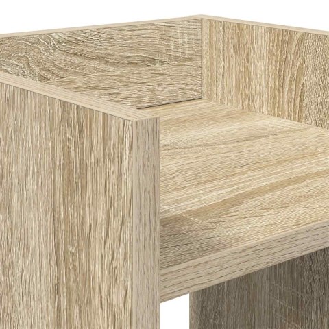 VidaXL Stojak na rośliny z półką Dąb Sonoma 30 x 30 x 100 cm