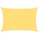 VidaXL Żagiel ogrodowy, HDPE, prostokątny, 4x6 m, beżowy