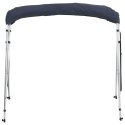 VidaXL Bimini ze ściankami z siatki, 4 pałąki, 243x(170-182)x137 cm