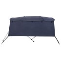 VidaXL Bimini ze ściankami z siatki, 4 pałąki, 243x(170-182)x137 cm