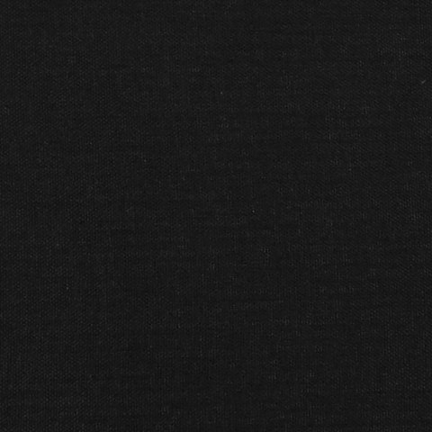 VidaXL Łóżko kontynentalne z materacem, czarne, 120x190 cm, tkanina