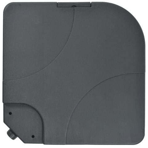 VidaXL Parasol ogrodowy z przenośną podstawą, antracytowy