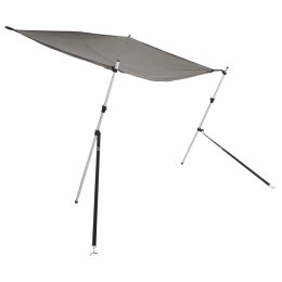 ROZBUDOWA ZADASZENIA DO ŁODZI T-TOP 170X208X115-183CM ANTRACYT PRZEDŁUŻENIE