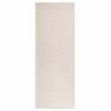 VidaXL Dywan "ZIZUR" kremowy Wygląd juty Do wewnątrz i na zewnątrz