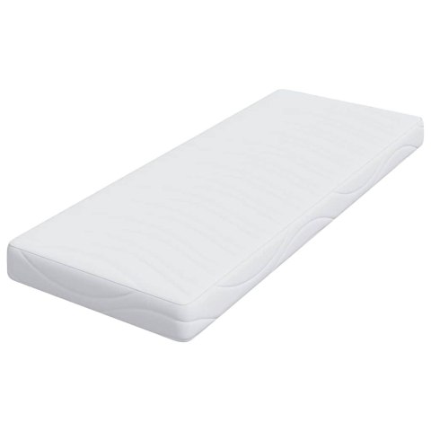 VidaXL Materac Biały 70 x 200 cm Tkanina żakardowa