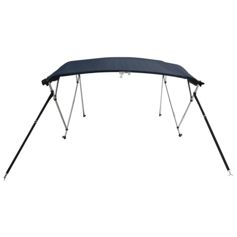 VidaXL Bimini z siatkowymi ściankami, 4 pałąki, 243x(170-182)x137 cm