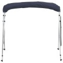 VidaXL Bimini z siatkowymi ściankami, 4 pałąki, 243x(170-182)x137 cm
