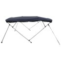 VidaXL Bimini z siatkowymi ściankami, 4 pałąki, 243x(170-182)x137 cm