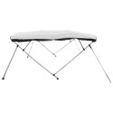 VidaXL Bimini z siatkowymi ściankami, 4 pałąki, 243x(170-182)x137 cm