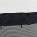 VidaXL Bimini z siatkowymi ściankami, 4 pałąki, 243x(170-182)x137 cm