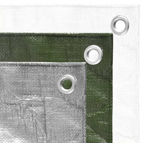 PLANDEKA PŁACHTA 180 G/M² 6X8M ZIELONA HDPE