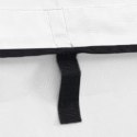 VidaXL Daszek bimini ze ściankami, 4 pałąki, 243x(185-198)x137 cm