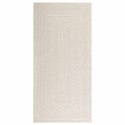 VidaXL Dywan "ZIZUR" Kremowy Wygląd juty Do wewnątrz i na zewnątrz