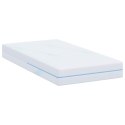 VidaXL Materac Biały 80 x 160 cm Tkanina żakardowa