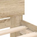 VidaXL Ramka łóżka Sonoma 152 x 203 cm Materiał drewnopochodny