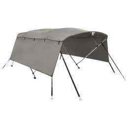 VidaXL Bimini ze ściankami z siatki, 4 pałąki, 243x(170-182)x137 cm