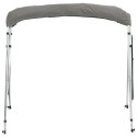 VidaXL Daszek bimini ze ściankami, 4 pałąki, 243x(200-213)x137 cm