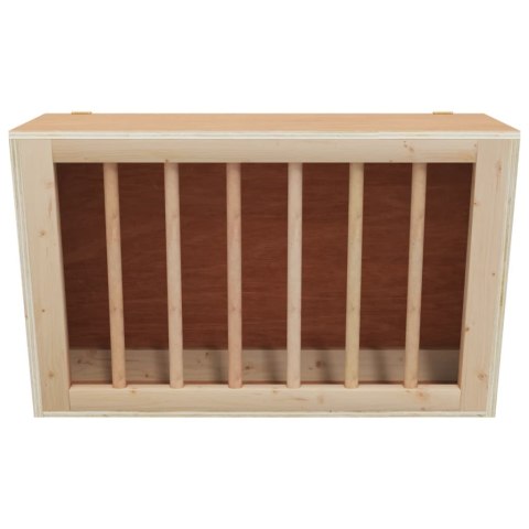 PAŚNIK DLA KRÓLIKA 37X18,5X23 CM LITE DREWNO JODŁOWE