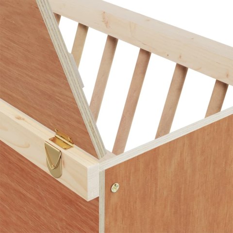 PAŚNIK DLA KRÓLIKA 37X18,5X23 CM LITE DREWNO JODŁOWE