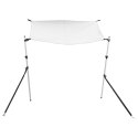 ROZBUDOWA ZADASZENIA ŁODZI T-TOP 170X208 CM BIAŁA PRZEDŁUŻENIE BIMINI 1 SZT