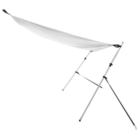 ROZBUDOWA ZADASZENIA ŁODZI T-TOP 170X208 CM BIAŁA PRZEDŁUŻENIE BIMINI 1 SZT