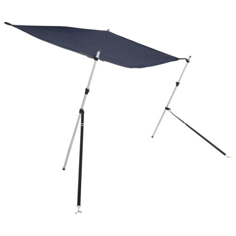 ROZBUDOWA ZADASZENIA DO ŁODZI T-TOP 170X170 CM NIEBIESKA PRZEDŁUŻENIE 1 SZT