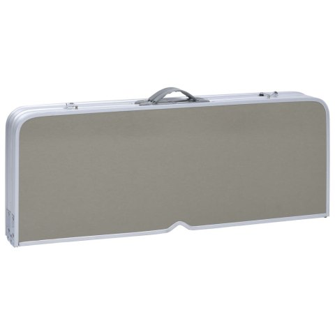 VidaXL Składany stolik turystyczny z 4 siedziskami, stal, aluminium