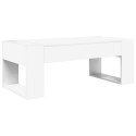 VidaXL Stolik kawowy Biały 110 x 50 x 41 cm Materiał drewnopochodny