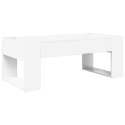 VidaXL Stolik kawowy Biały 110 x 50 x 41 cm Materiał drewnopochodny