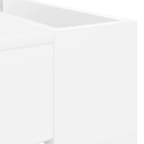 VidaXL Stolik kawowy Biały 110 x 50 x 41 cm Materiał drewnopochodny