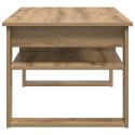 VidaXL Stolik kawowy Dąb rzemieślniczy 96 x 54 x 44 cm
