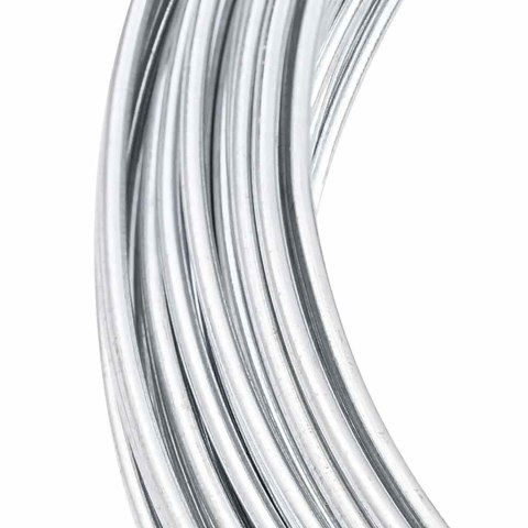 VidaXL Drut do wiązania ogrodzeń Srebrny 25 m