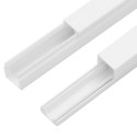 VidaXL Kanał elektroinstalacyjny, 15x10 mm, 10 m, PVC