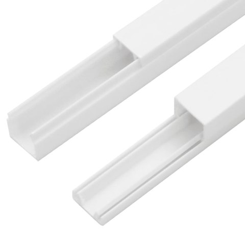 VidaXL Kanał elektroinstalacyjny, 15x10 mm, 10 m, PVC
