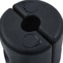 OBCIĄŻNIKI OGRODOWE DO NAMIOTU ALTANY 4SZT CZARNE PODSTAWY DO RUREK 25-30MM